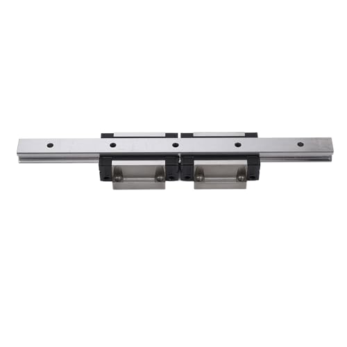 Linear Sliding Guideway,with 2PCS HGW20CC Blocks 300mm Bearing Steel Linear Guide Rail for CNC Machine Robotic Equipment Parts