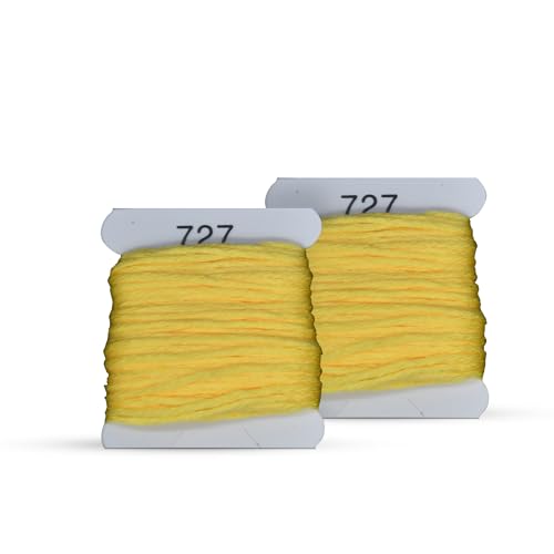 Image of Embroidery Floss Kit and Refills - Cotton Threads - DMC Color Coding for Cross Stitch, String Crafts, Friendship Bracelets