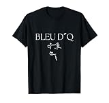 Bleu d´Q I Lustiges Blöde Kuh Fake Fremdsprachen Spruch T-Shirt