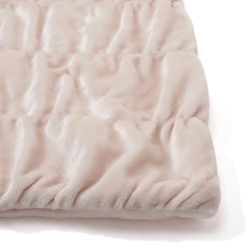 【オンラインショップ限定】Francfranc フランフラン あったか寝具 しっとりぽかぽか 中わた入りブランケット リップル (毛布) ダブル 180cm×200cm ピンク WARMY 2025年モデル [2]