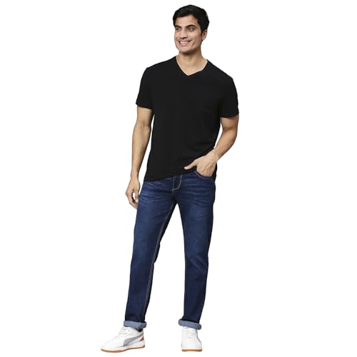 Image of Thomas Scott Men's Regular Fit Mid Rise Mid-Rise Stretchable Jeans