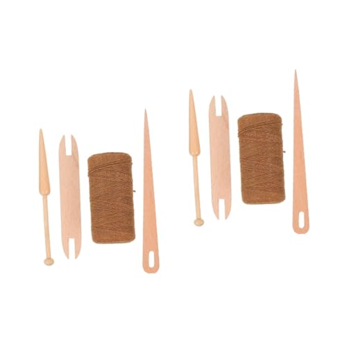 OSALADI Herramientas Madera Diy para Manualidades Kit de Agujas y Telares para Tejer Suéteres Bufandas y para Principiantes y Actividades Familiares