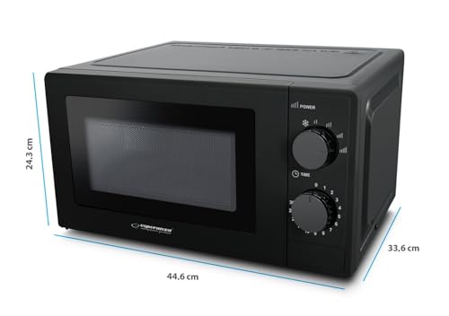 Esperanza EKO011K Microwave Oven 1100W Black - immagine 4