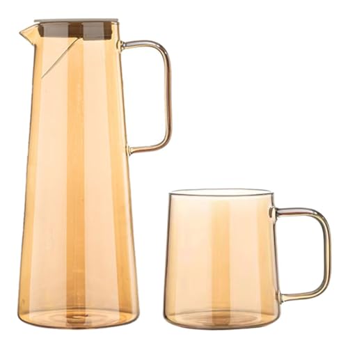 ABOOFAN 1 Juego enfriador de vidrio taza de viaje de café calor térmico botella de cafe matraz aire water bottle garrafa jars tetera contenedor de bebidas Acero inoxidable Chocolate