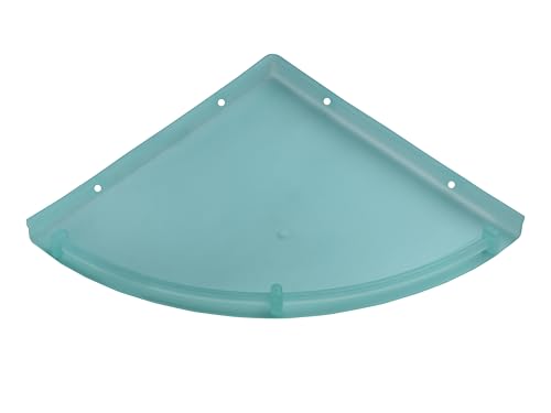 Image of RAB ABS Plastic Organizer | Multi-Compartment Storage Rack (Code:- U-,Soap Dish Double & Paste Holder, Pack of 1 Piece) (Green, 9 inch, Corner Set)