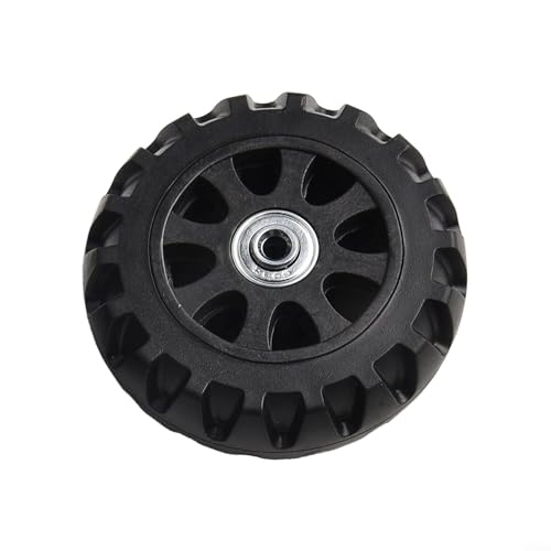 Juego de 2 ruedas de repuesto de plástico de alta resistencia al desgaste, piezas de maleta, reparación de equipaje, silenciosas y carrito en línea (80 mm y 29 mm)