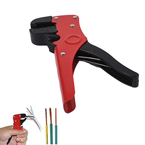 Pelacables | Herramientas ergonómicas de alambre con resorte de retorno | Alicates pelacables, alicates pelacables de cobre, herramienta pelacables de cables redondos