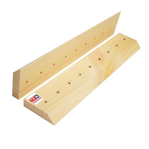 Wooden French Cleat 3/4" Thick, 3 Inches Depth x 18 Inches Width