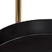 Kate and Laurel Finn Tri-Level Metal Plant Stand, Black and Gold, Decorative Hinged Tray Stand Display