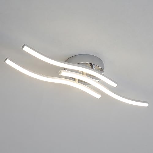 ❤ Installazione Facile e Adatta a Diverse Occasioni: L'installazione di questa plafoniera soffitto è un gioco da ragazzi grazie alle istruzioni e ai materiali di montaggio inclusi. La sua linea ultra sottile si adatta perfettamente a soggiorni, camere da letto, cucine, ristoranti, hotel e molto altro ancora.
