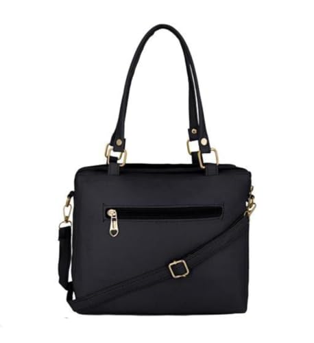 Image of women's pu leather handbag shoulder bag hand held bag with long strap queen collection simple sober and stylish (HB5)