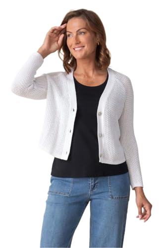 Habitat Women's Coastal Crochet Short Cardigan - 84017