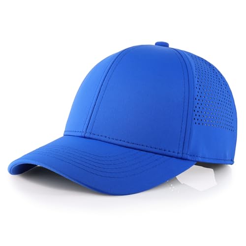 Image of CHOK.LIDS Cooling Trucker Hat Performance Cooling Mesh Back Flat Bill Hat Waterproof Dry Baseball Cap Fitted Hats for Men