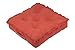 Louly Casa - Cuscino da pavimento, 45 x 45 x 10 cm, colore: Terracotta