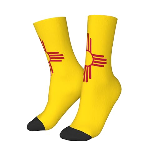 SEAEAGLE Flag of New Mexico A Pair Junior Athletic Short Tube Socks Children Calf Tube Socks Short Stockings