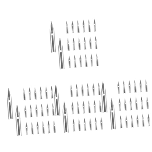 Homoyoyo 4sets Fountain Pen Nibs Calligraphy Pen Nibs for Writing Smooth Tip 20pcs*4