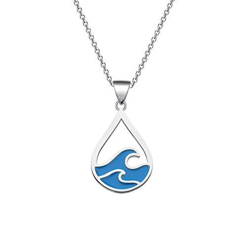 Wave Jewellery Beach And Ocean Life Jewelry FEELMEM Ocean Wave