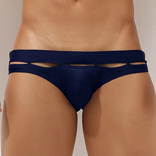 Ctreela Personalized Bikini Undies for Men Low Rise Sexy Cut Out Briefs Micro Bikinis Swim Briefs Hollow Out Underwear2