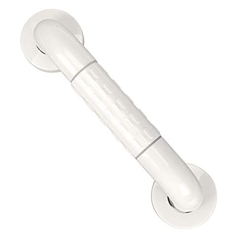 PHOEWON® Stainless Steel Bathroom Grab Bar Shower Handle Grab Rail Bathtub Toilet First-Aids Assist Safety Support Handle for Elderly, Disabled, Pregnant (White-30CM) Cover