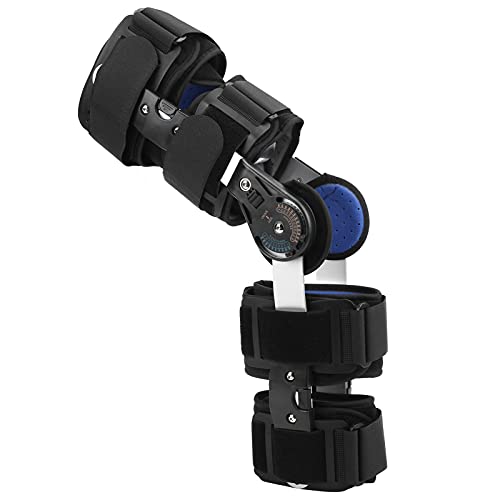 Vomeko Soporte De Fijación De Articulación De Rodilla Ajustable, Soporte para Pierna Fracturada, Soporte Ortopédico para Rehabilitación De Lesiones De Pierna Y Rodilla