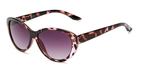 Cat Eye Reading Sunglasses in Pink Tortoise with Smoke Lenses by Readers.com | The Mary | +1.75