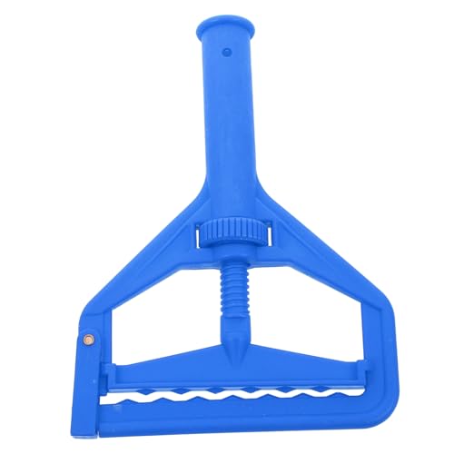 DEARMAMY Cabezal De Fregona con Clip Abrazadera del Cabezal De Repuesto del Trapeador Cabezal De Trapeador Abrazadera De Cabeza De Trapeador Ajustable Accesorio De Fregona Blue Abdominales