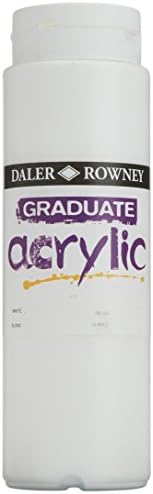 GRADUATE ACRYLIC 500ML WHITE,DR123500011