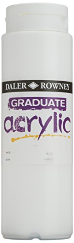 GRADUATE ACRYLIC 500ML WHITE DR123500011