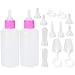 POPETPOP 2 Sets pet Feeding Bottle Set Kitten Puppy Milk Bottle pet Nursing Bottle Kits pet Water Bottles Small Nursing Bottles pet Nursing Nipples Blue Suits Mini Feeder Silica Gel Baby