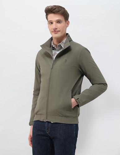Image of U.S.Polo Association Men's Regular Fit Solid Casual Jacket