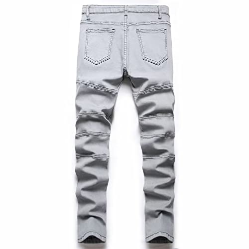 Boys Skinny Fit Ripped Distressed Jeans Pants,5-16 Years2