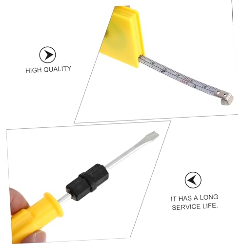Kit de herramientas combinado para el hogar y auto 12 piezas miniatura 5
