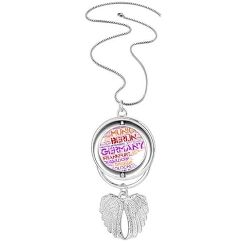 Collier carte d'Allemagne ville personnalisée le cadeau idéal pour exprimer un lien unique