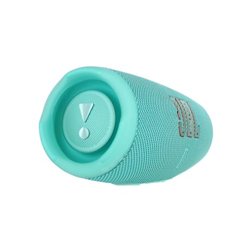 Image of JBL Charge 5 Wireless Bluetooth Speaker (Teal) | Rugged IP67 Waterproof Outdoor Audio with Deep Bass & 20H Playtime | Includes Protective Travel Case for Beach, Hiking, Camping, and More