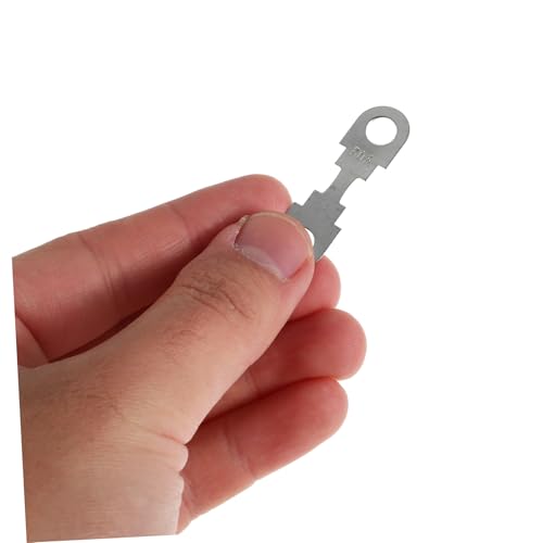 Kit de reemplazo Cabilock de 30 tiras planas de fusibles metálicos para automóviles, camiones y RVs, aleación de zinc, rendimiento estable e instalación fácil miniatura 7