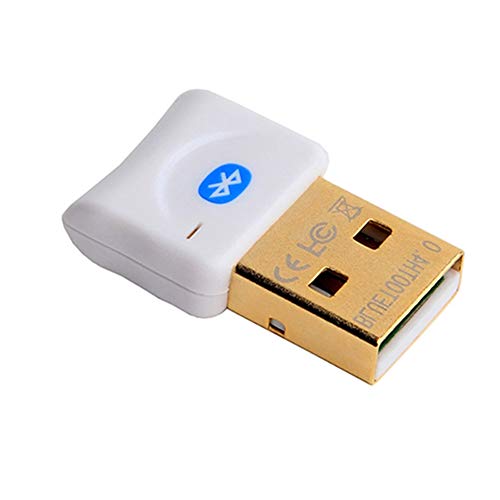 Bluetooth USB 4.0 Dongle Adapter Wireless Mini Bluetooth Transmitter Receiver for PC Windows 10, 8, 7, Vista, XP Speaker, Headset, Keyboard, Mouse, Game Controller Black