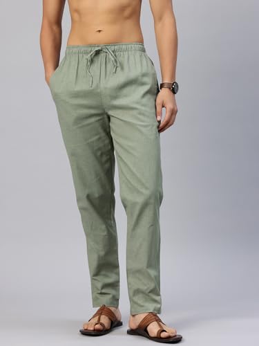 Image of Majestic Man Men's Pure Cotton Regular Fit Solid Pyjama