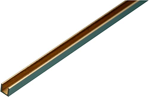 ALBION ALLOYS UC3 Brass U Channel - 1 PC 2.5 X 2.5 mm - U Profile Brass
