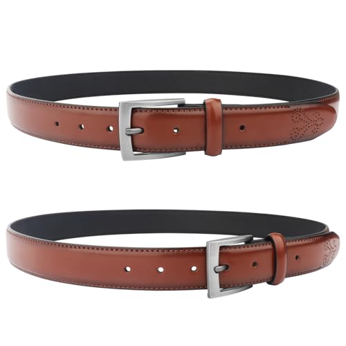 Men's belt Brown Leather Belt for Men Classic & Stylish Leather Dress Belt Casual Belt for Business Work4
