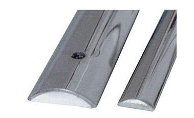 Profil-Frontscheibe aus Edelstahl, halbrund, 21 x 5,5 mm