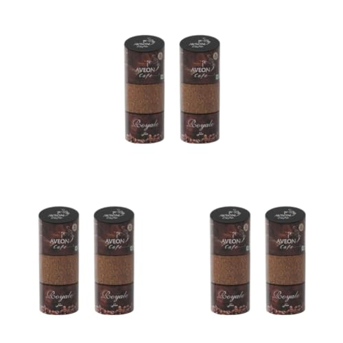 Image of Aveon Cafe Royale Instant Coffee - 2 x 100g Jars | Premium Freeze-Dried Blend | Rich Aroma & Smooth Flavor | 100% Arabica & Robusta | Quick Brew Coffee for Coffee Lovers (Pack of 3)