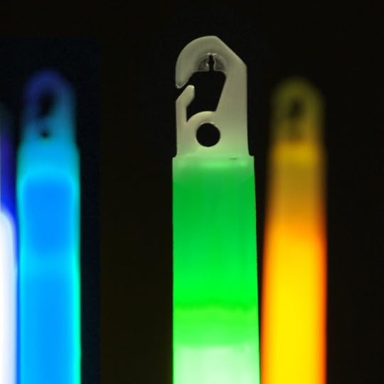 Lot De 10 Bâtons Lumineux Militaires Cyalume - 12 Heures, Lumière