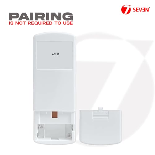 Image of 7SEVEN Compatible with Videocon AC Remote Control Model 39 Suitable for 1 1.5 2 Ton Window and Spilt Air Conditioner - Match Key by Key Exactly with Existing Remote Function
