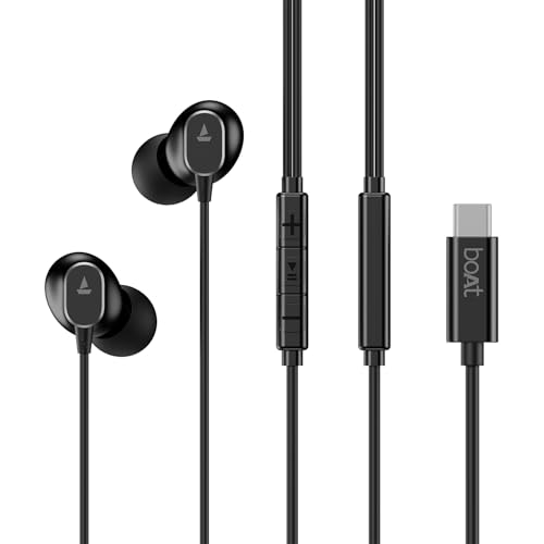 Image of Boat Bassheads 90C Earphone (Black)