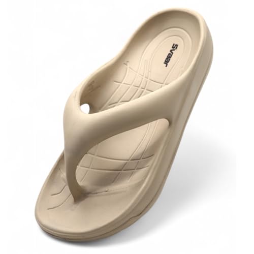 Image of SVAAR Soft EVA Slippers for Men | Stylish Anti-Skid Flip-Flops with Arch Support & Bouncy Sole | Lightweight Indoor Outdoor Comfort