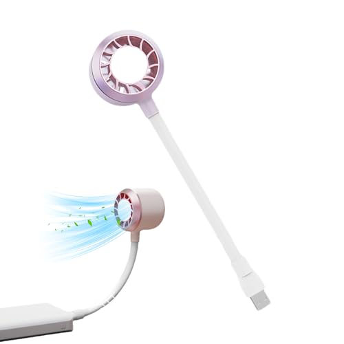 Mini ventilador de refrigeración portátil - USB flexible, luz LED, diseño de hoja suave ajustable, dispositivo de circulación de aire silencioso | solución de brisa práctica para PC móvil para la Mini ventilador de refrigeración portátil - USB flexible, luz LED, diseño de hoja suave ajustable, dispositivo de circulación de aire silencioso | solución de brisa práctica para PC móvil para la