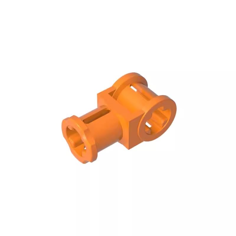 Gobricks Shaft Bolt Connection Technic Axle Connector with Axle Hole 32039 42135 4107081 GDS-931 50Pieces Compatible with Lego Classic Bulk Toy MOC Color:Orange โ image 1