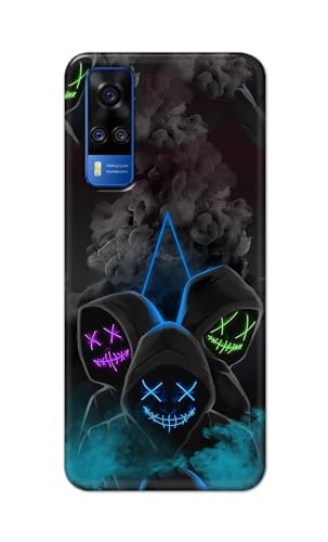 Image of PRINTFIDAA Printed Hard Back Cover Case for Xiaomi 12 Pro Back Cover (Mask Man) -112