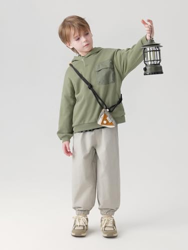 marc & janie Boys Outdoor Loose Hoodies Big Pockets Long Sleeve Hooded Sweatshirt Kids Soft Tops 2409832