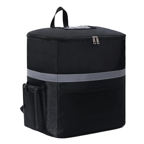 Bolsa isotérmica para tienda de comestibles – Bolsa térmica grande de 35 L, refrigerador portátil de almacenamiento flexible | transportador de alimentos de gran capacidad para viajes, camping, picnic